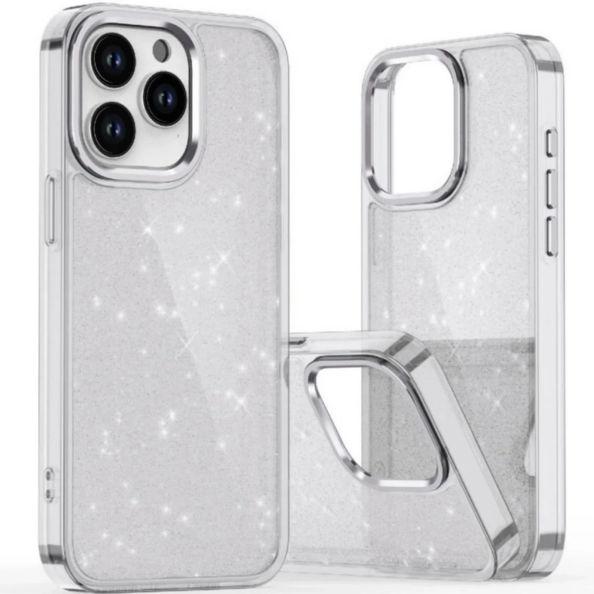 Puzdro Glitter Case pre Samsung Galaxy A16 5G - Transparentná