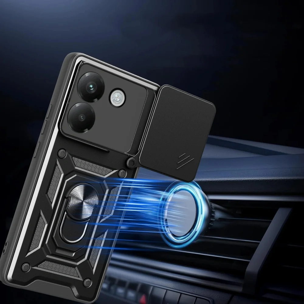 Tech-Protect Camshield kryt na Xiaomi Poco M7 Pro 5G, čierny