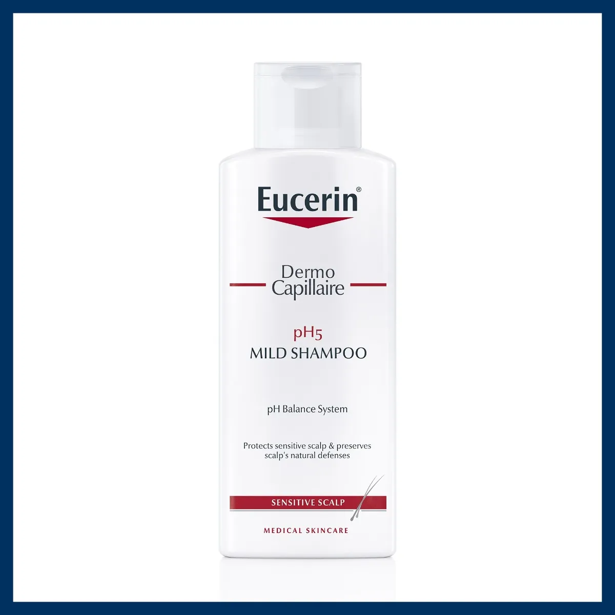 Eucerin DermoCapillaire pH5 šampón 1×250 ml, pre citlivú pokožku