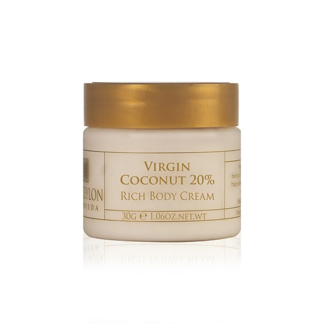 Bohatý telový krém Virgin Coconut 30 g, panenský kokos