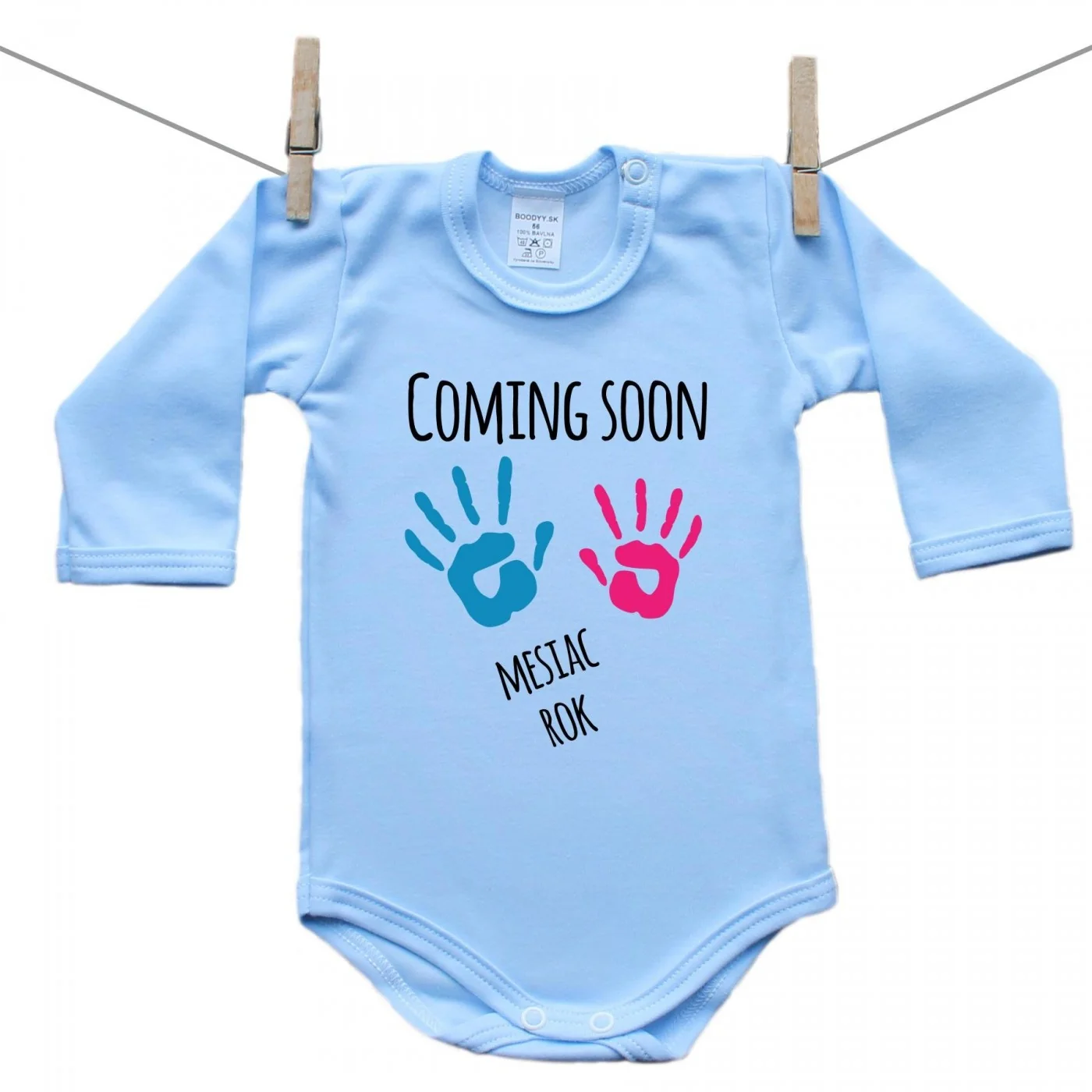 Boodyy Modré body s dlhým rukávom Coming soon Veľkosť: 62
