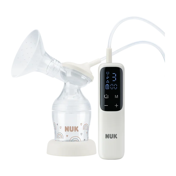 NUK Soft & Easy elektrická prsná pumpa 1×1 ks, elektrická odsávačka mlieka