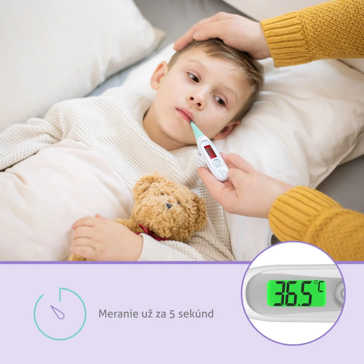 TrueLife Care T3 1×1 ks, kontaktný teplomer