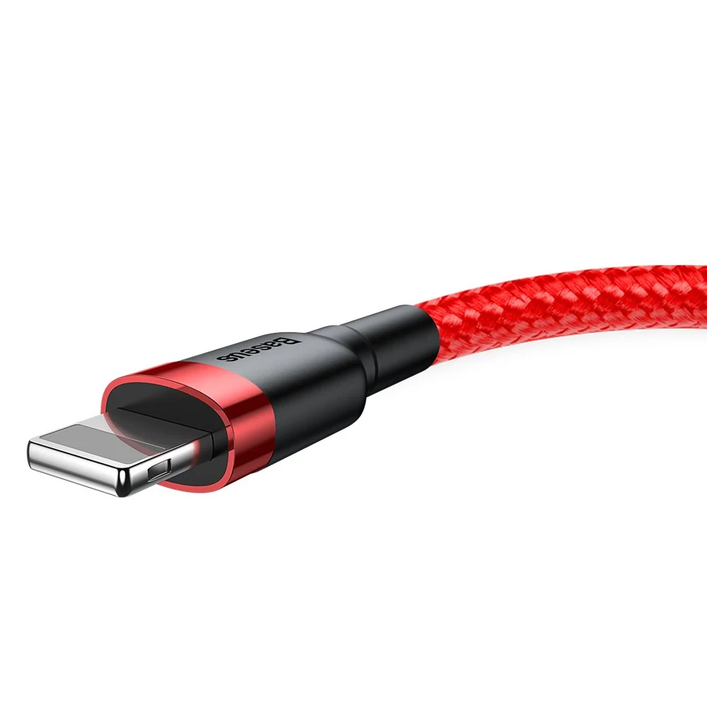 Baseus Cafule kábel USB / Lightning QC 3.0 2A 3m, červený