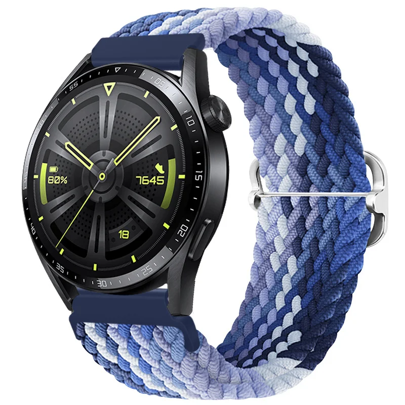 BStrap Elastic Nylon remienok na Samsung Galaxy Watch Active 2 40/44mm blueberry