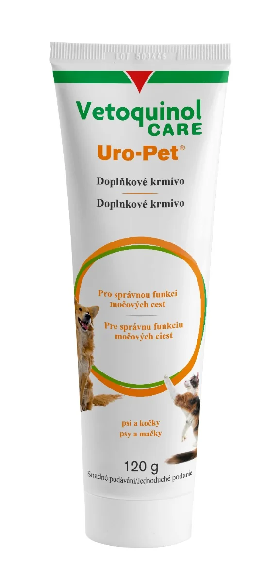 Uro-Pet znižovanie tvorby moč. kameňov pes/mačka gel 120g 1×120 g, doplnkové krmivo