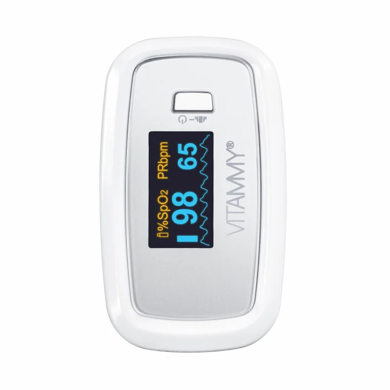 VITAMMY Sat+ pulzný oxymeter na prst s OLED displejom