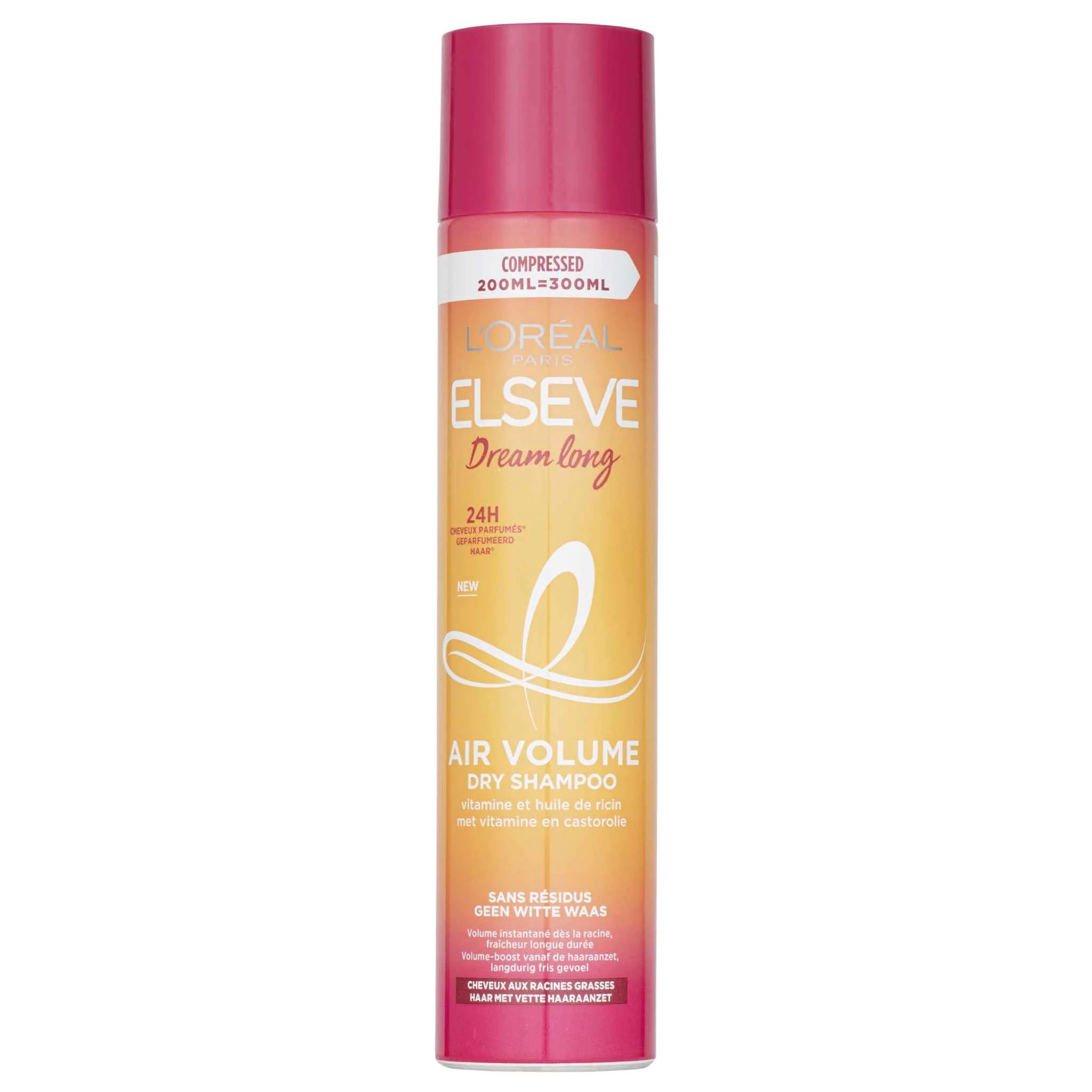 L´Oréal Paris Elseve Dream Long Air Volume Dry Shampoo, 200 ml 1×200 ml, suchý šampón