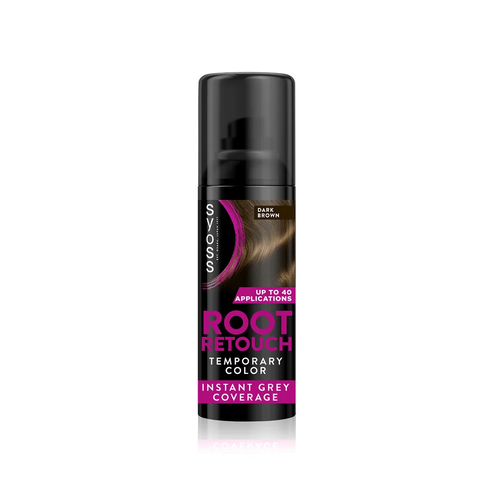 Syoss Root Retouch sprej na odrasty Tmavohnedý 1×1 ks, sprej na odrasty