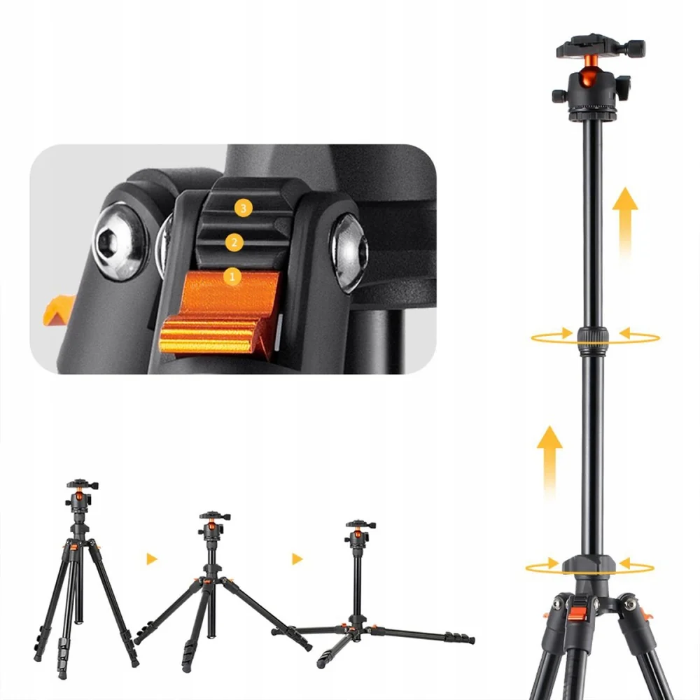 MG StandPro 2 statív na fotoaparát 160 cm, čierny