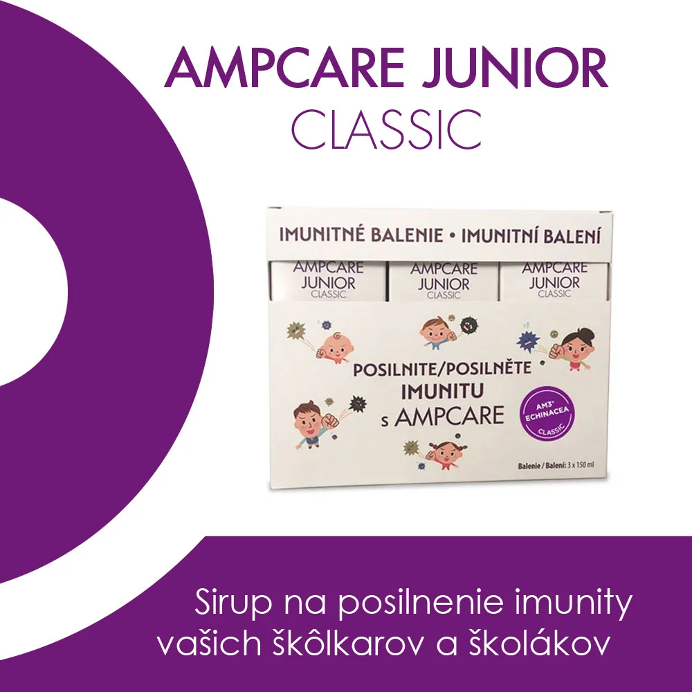 AMPCARE JUNIOR CLASSIC imunitné balenie 3×150 ml
