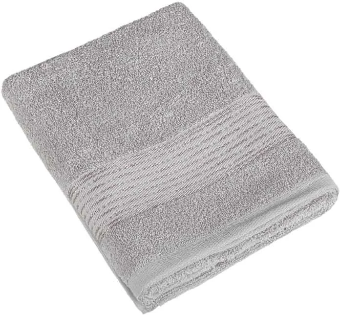 Froté osuška Kamilka prúžok 450g 17/42 sv. šedá 70x140cm 1×1 ks, osuška
