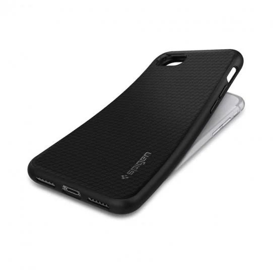 Spigen Liquid Air silikónový kryt na 7/8/SE 2020, čierny