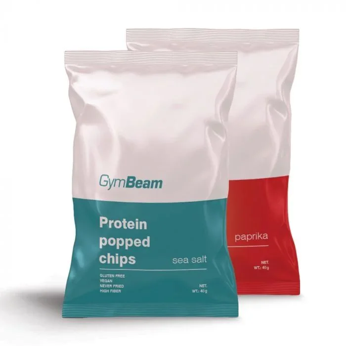 Gymbeam proteinové chipsy paprika 40 g 1×40 g paprika