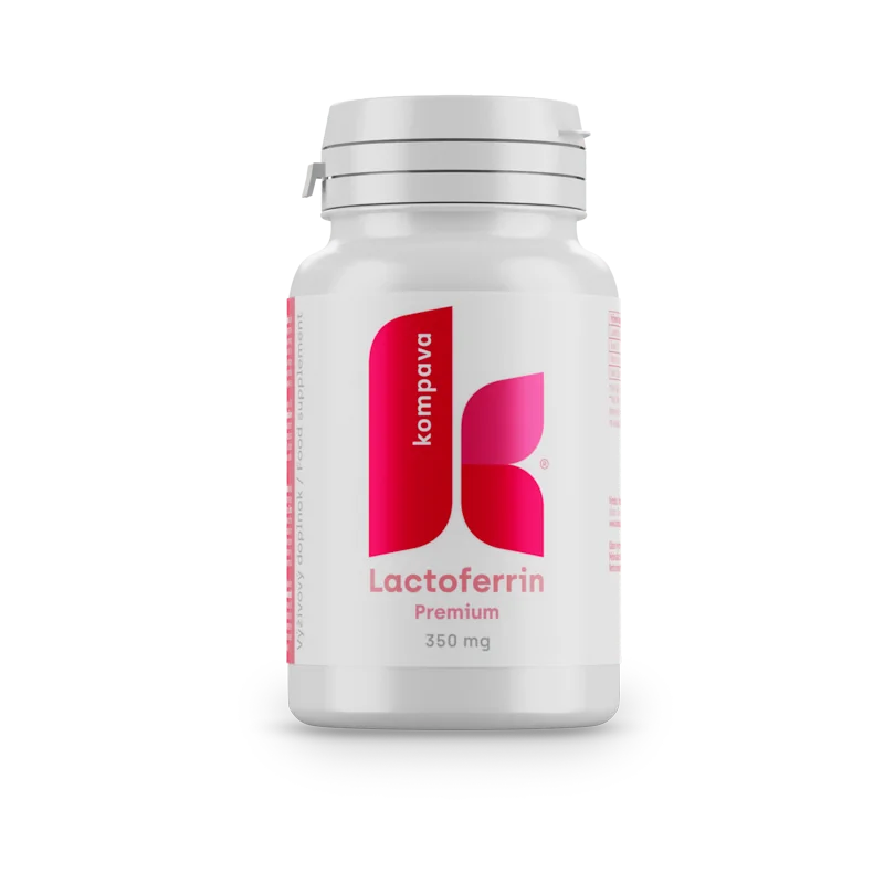 kompava Premium Lactoferrin 1×30 cps, výživový doplnok