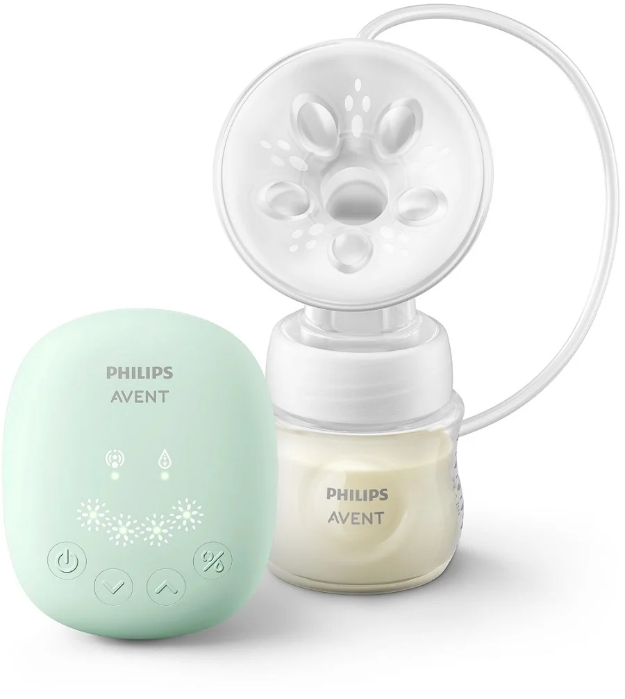 Philips AVENT Odsávačka materského mlieka elektrická Essential SCF323/11+Darček 1 set