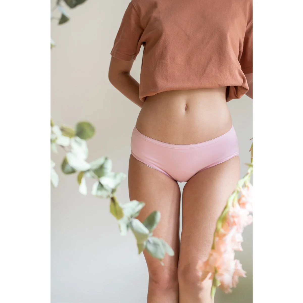 Menštruačné nohavičky Everyday Pink bokové Standard (MEMS028) XL