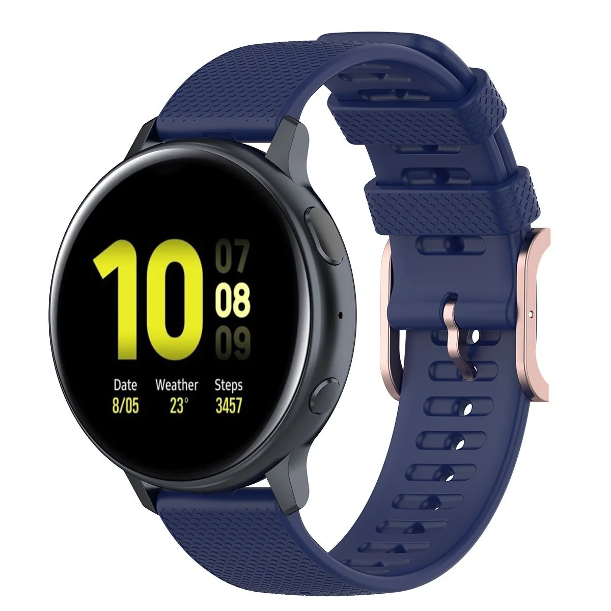 BStrap Silicone Rain remienok na Samsung Galaxy Watch 42mm dark blue