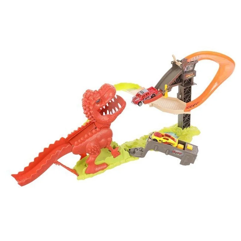 Autodráha s dinosaurom DINOSAUR ORBITAL CAR 8899-9