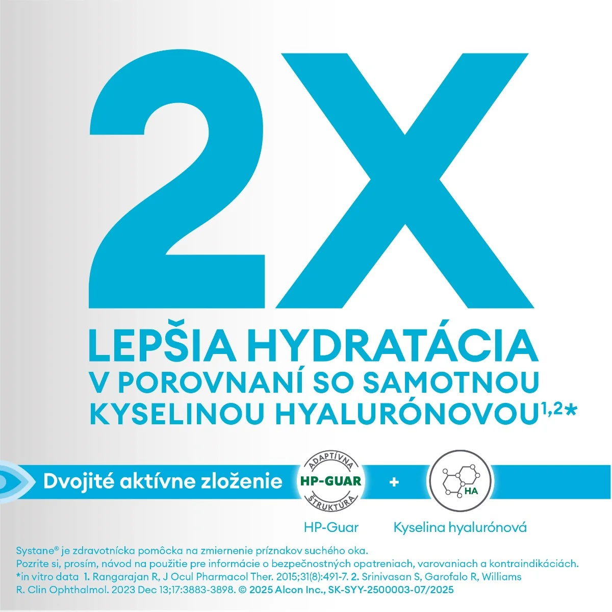 SYSTANE HYDRATION bez konzervačných látok 1×10 ml, zvlhčujúce očné kvapky