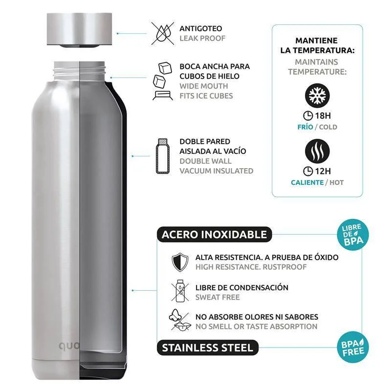 Quokka Solid termoska 510 ml, cool gray
