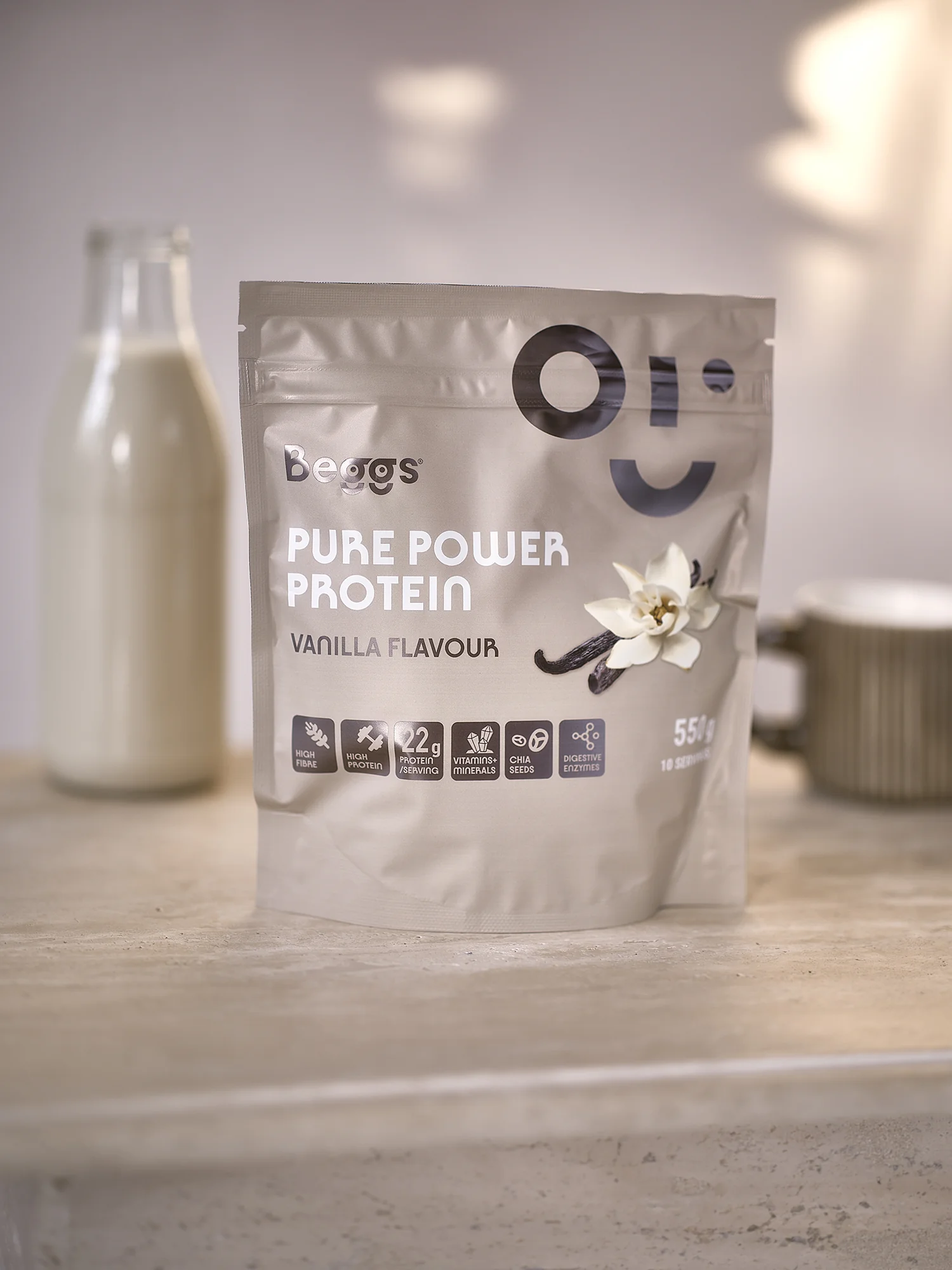 Beggs Pure Power Protein Vanilla 550 g