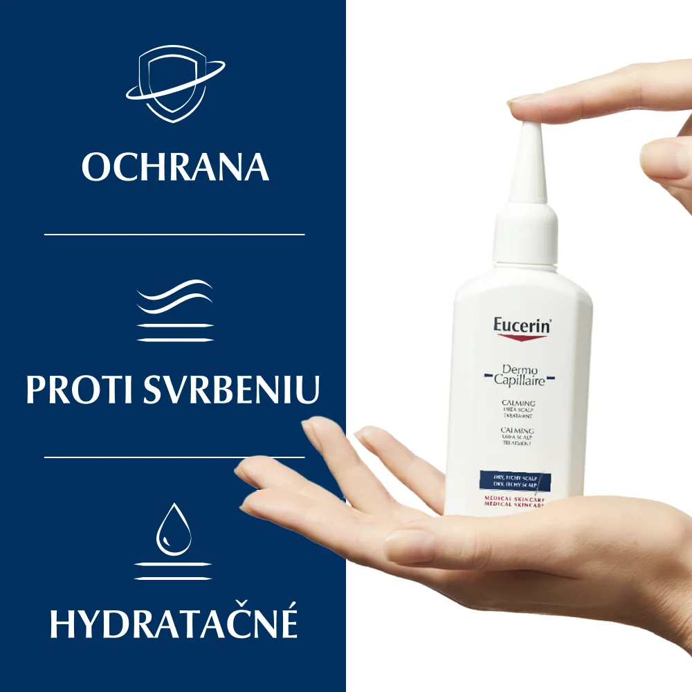 Eucerin DermoCapillaire 5% Urea tonikum 1×100 ml, pre suchú pokožku hlavy