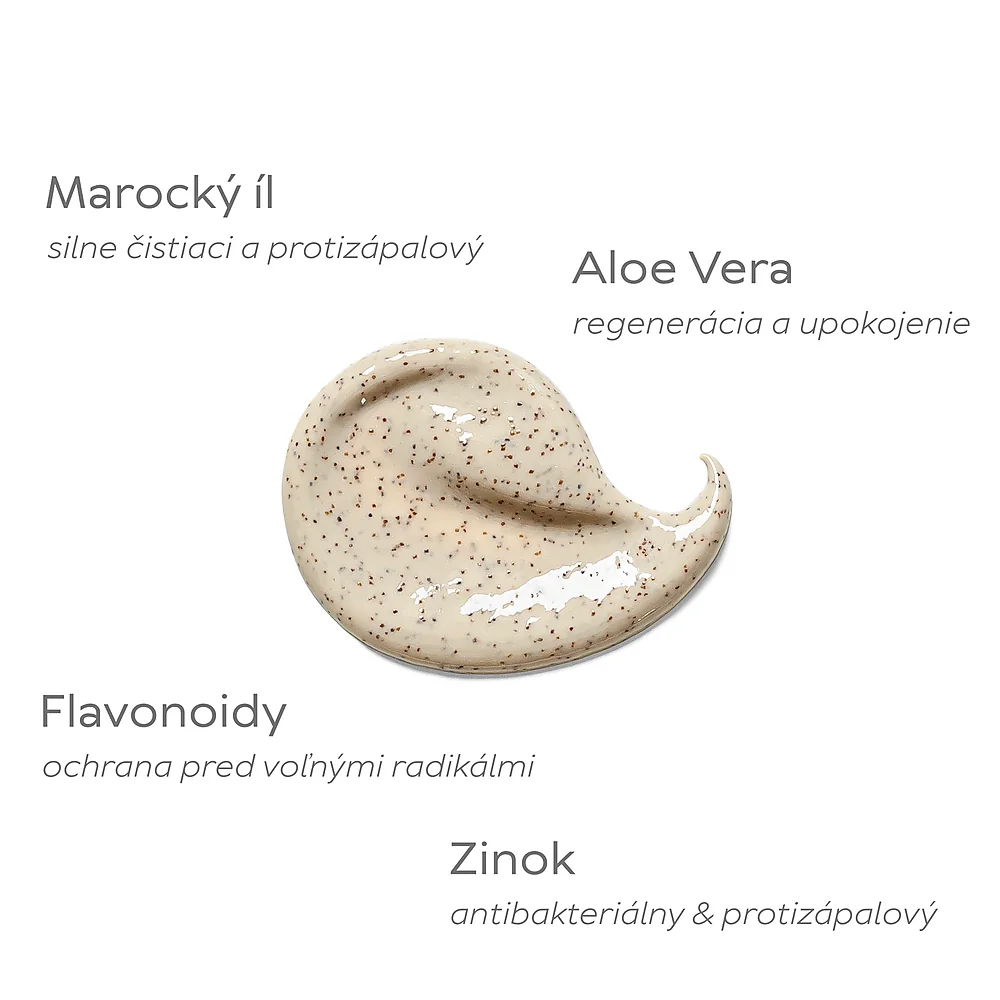 Natuint cosmetics - Maska a píling 2v1 - čistiaca 2 in 1 Purifying Peeling & Mask