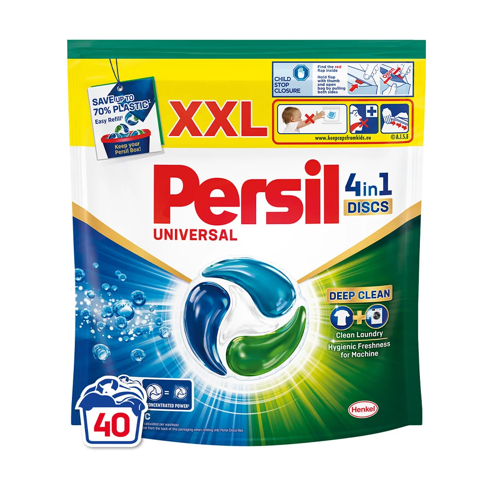 Persil Discs pracie kapsuly Universal 40 praní 1×40 ks, pracie kapsuly