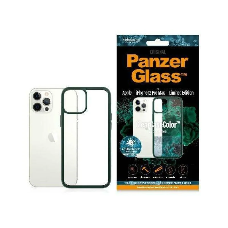 Puzdro pre Apple iPhone 12 Pro Max - Zelená ClearCase™, tlmí nárazy