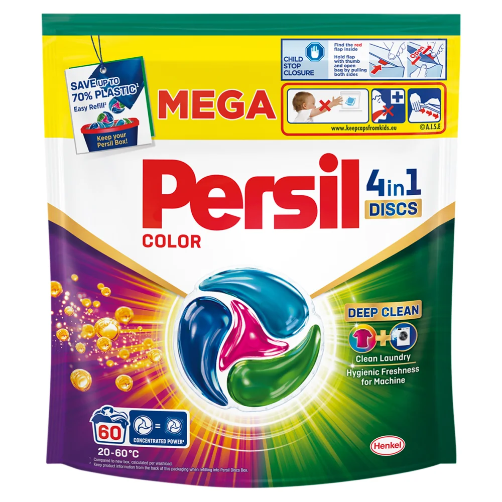 Deep Clean 4v1 Discs Color pracie kapsule 60 ks
