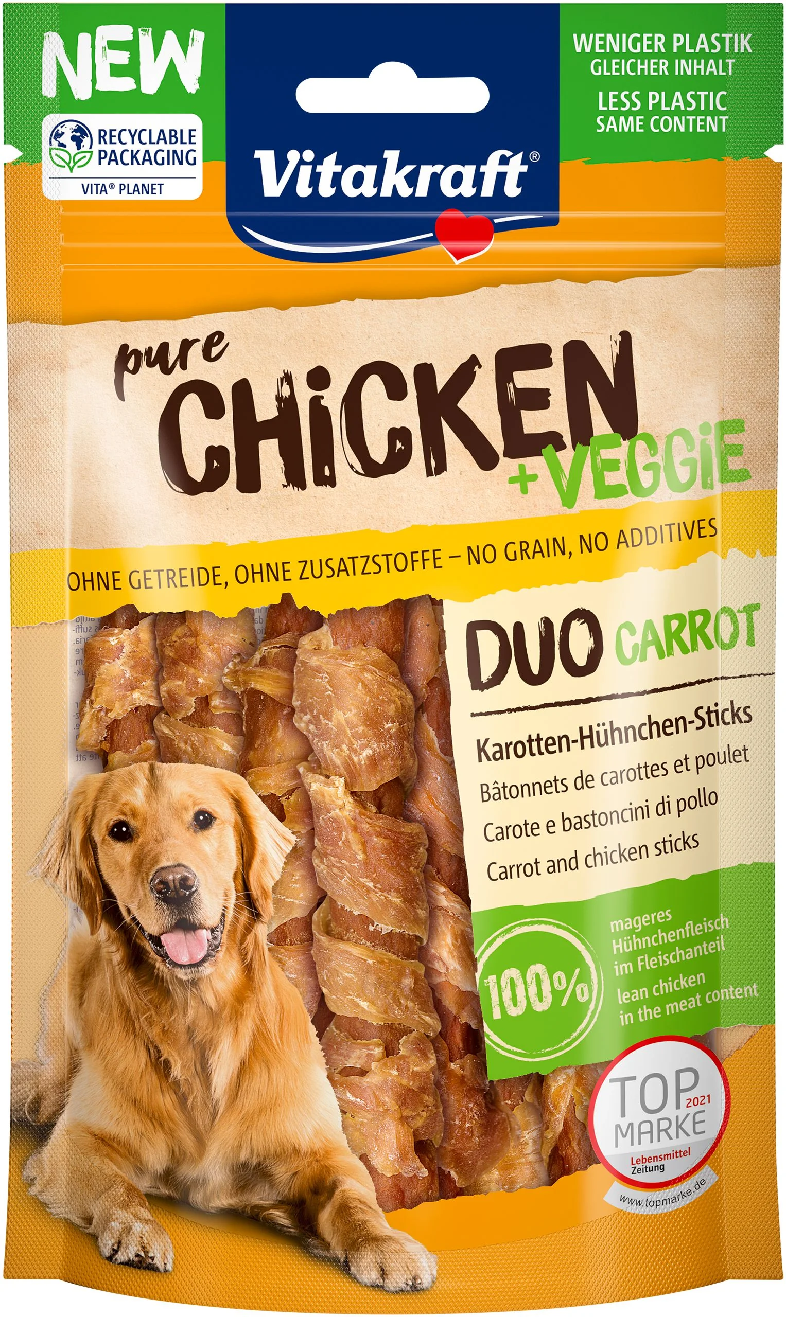Vitakraft Chicken Duo Veggie kuracie s mrkvou 80 g