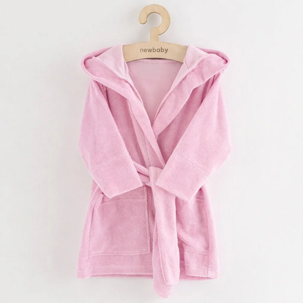 Detský froté župan New Baby pink 80/86, 20C59308