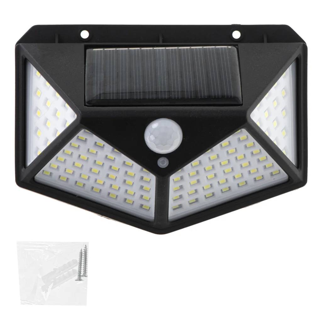 MG Wall Lamp solárna lampa 100 LED, čierna