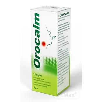 Orocalm 1,5 mg/ml orálna roztoková aerodisperzia 1×30 ml, liek,