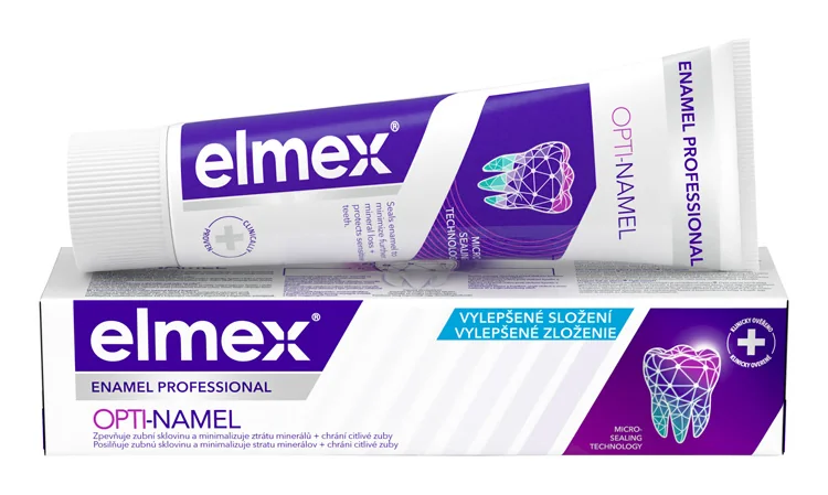 ELMEX ENAMEL PROFESSIONAL ZUBNÁ PASTA 1×75 ml, ochrana pred stratou zubnej skloviny