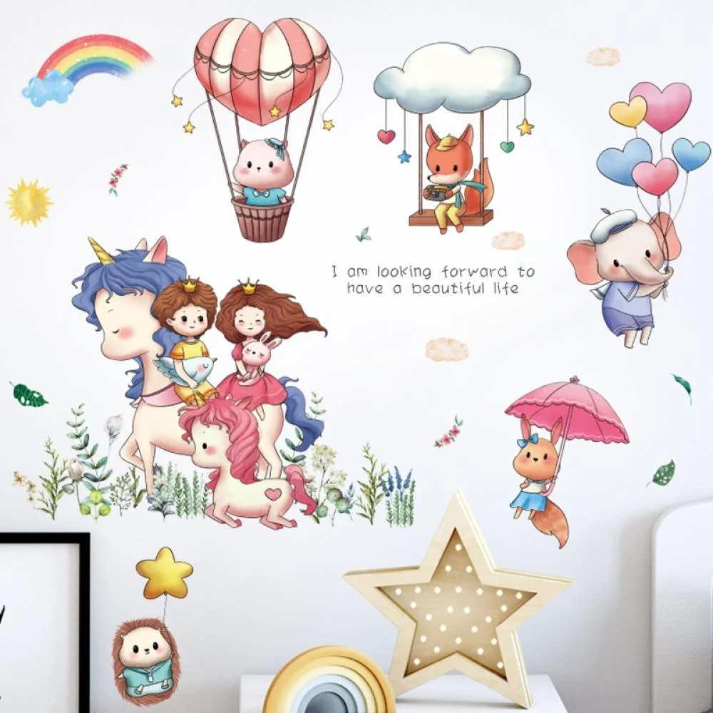 Samolepka na stenu Fairy tale, tapeta 65x80 cm, PVC