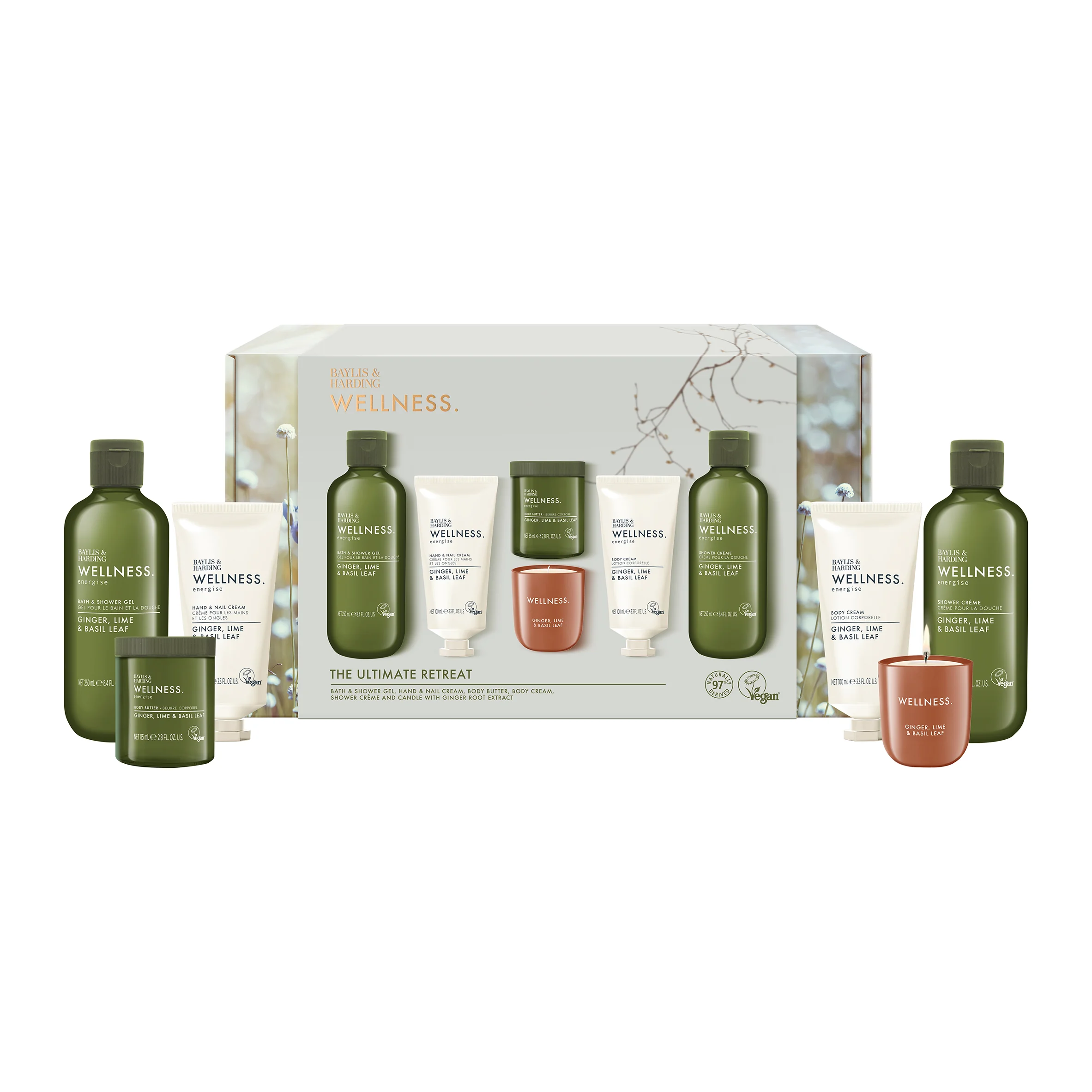 Baylis & Harding Sada starostlivosti o telo Zázvor&Limetka 6 ks
