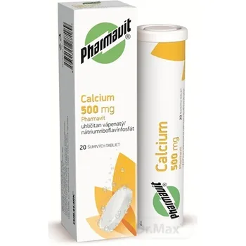 CALCIUM 500 mg PHARMAVIT 1×20 tbl, výživový doplnok