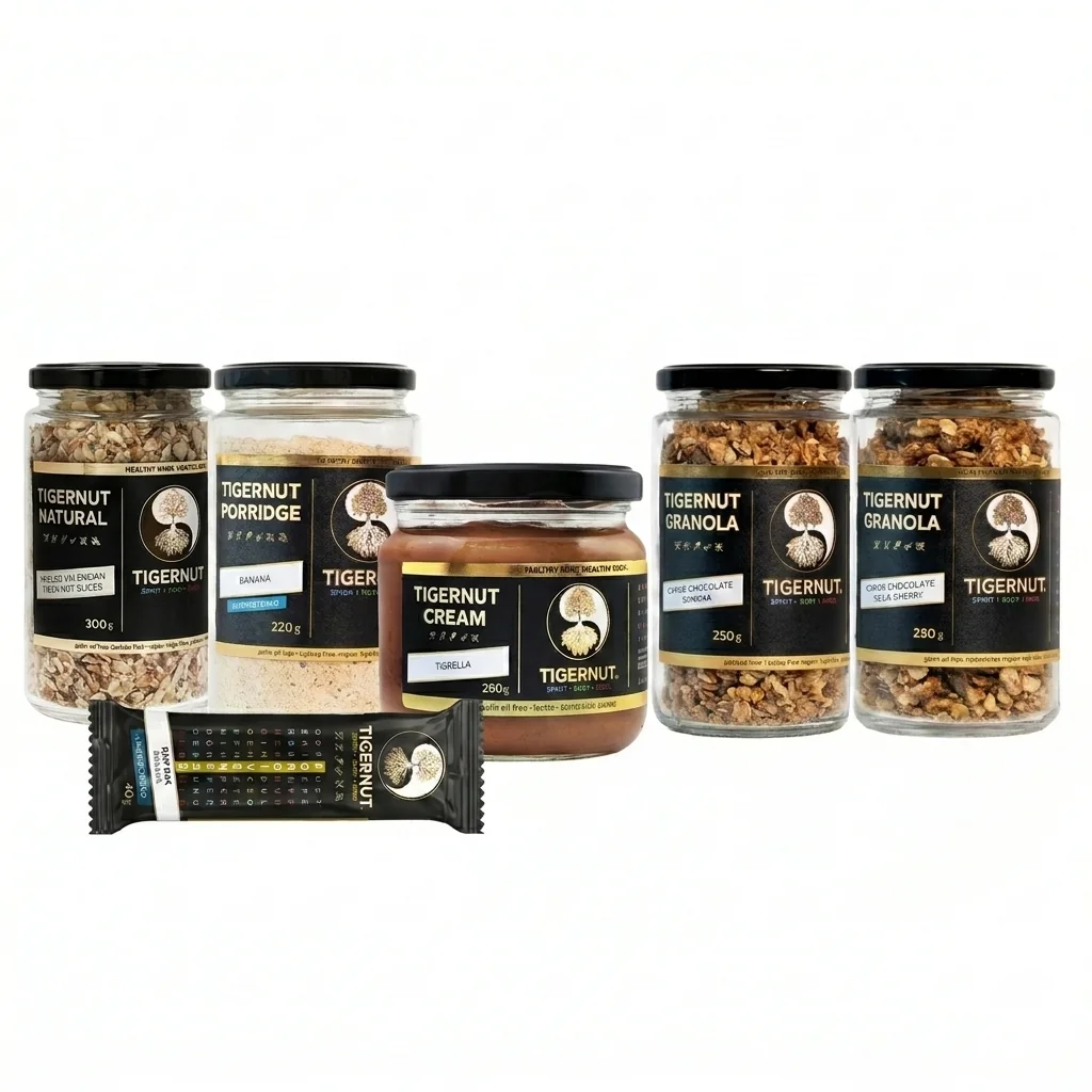 TIGERNUT Balík produktov + Kaša ako darček DARČEK - Banánová kaša TIGERNUT