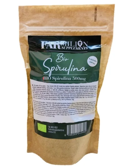 FARMILION BIO SPIRULINA 500MG 150G/300 TBL 1×300 tbl, spirulina