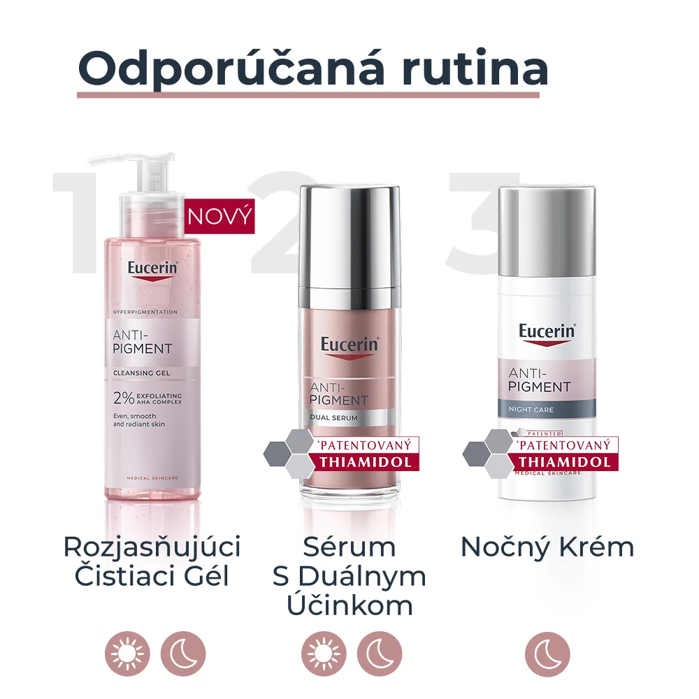 Eucerin ANTI-PIGMENT Nočný krém 1×50 ml, hyperpigmentácia pleti