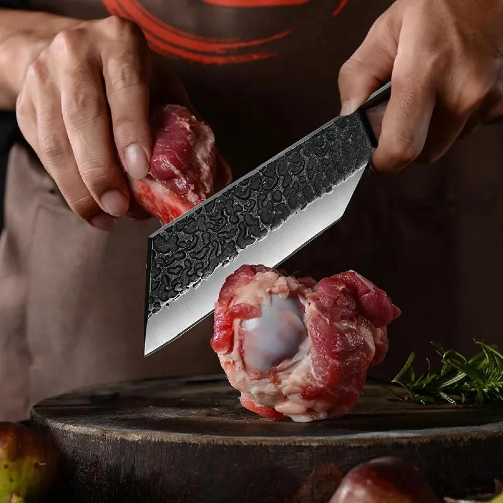 Kuchynský sekáčik Jamagata-Hnedá Cleaver knife-28cm