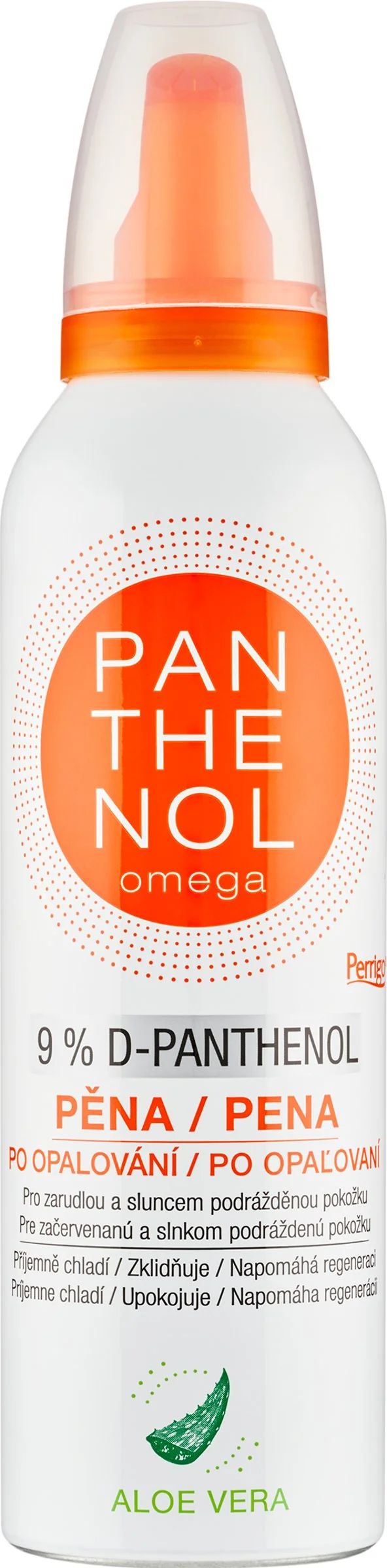 PANTHENOL Omega pena Aloe Vera 9% 200 ml