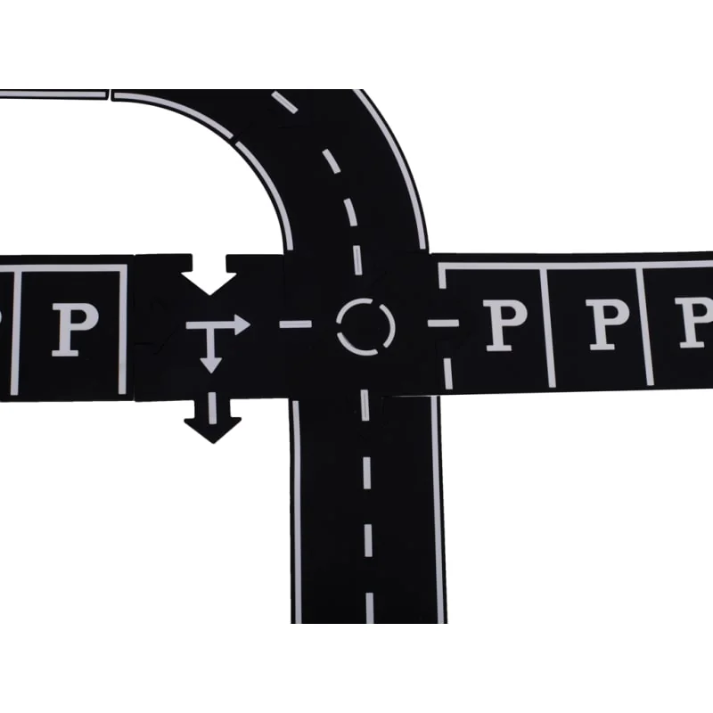 Kreatívne puzzle 2v1 – cesta/vozovka, 40 dielov, protišmyk