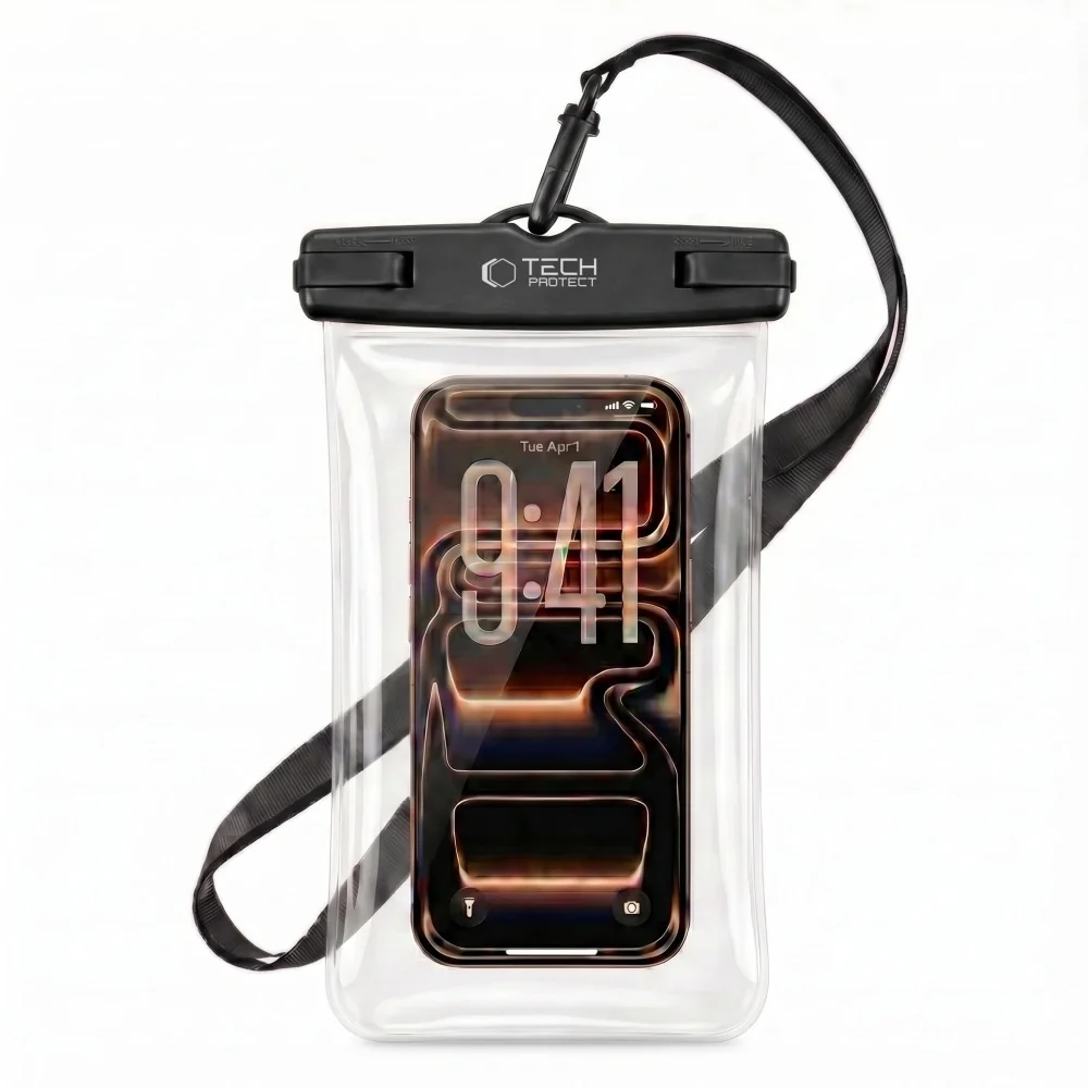 Tech-Protect Waterproof vodotesné puzdro na mobil 6.9'' čierne
