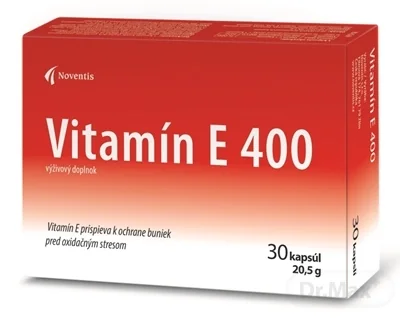 Noventis Vitamín E 400 2×15 cps, výživový doplnok
