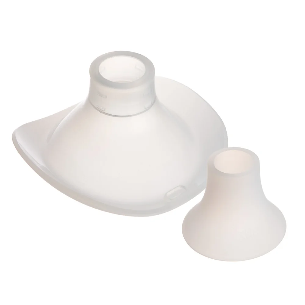 Canpol babies Náhradný silikónový lievik a vložky 24/21/19mm k odsávačke materského mlieka Hands-Free 1×1 ks, náhradný silikónový lievik a vložky