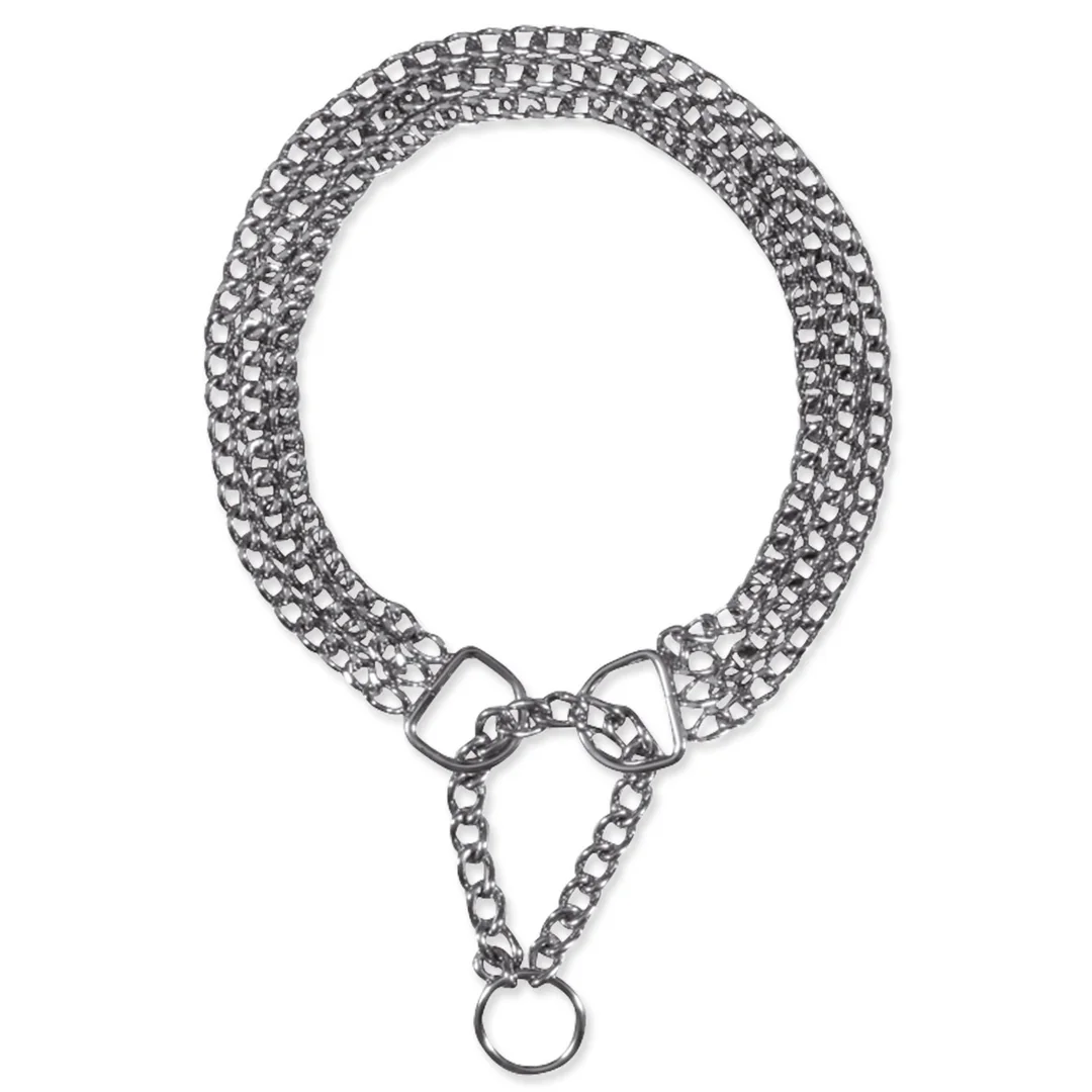 Obojok Trixie reťaz polosťahovací trojradý 50cmx2,5mm