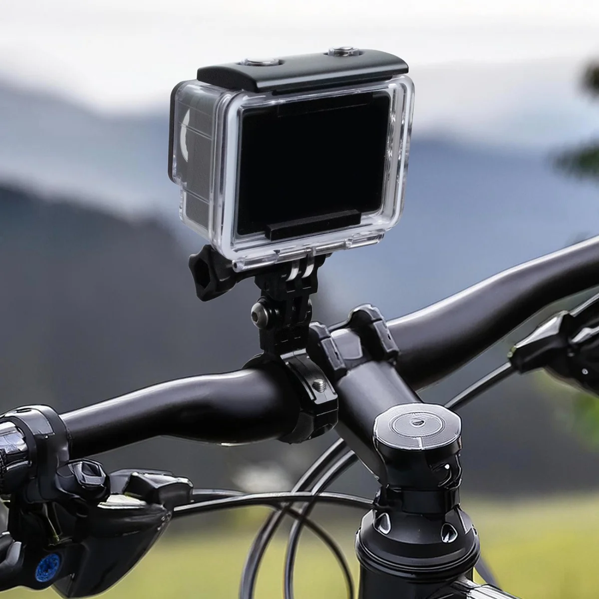 MG Camera Mount držiak na bicykel pre športové kamery GoPro, čierny